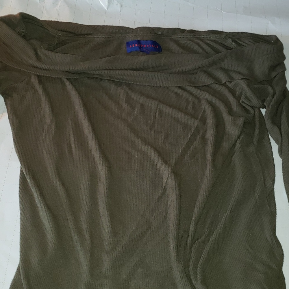 Aeropostale long sleeve off the shoulder top